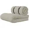 Image de Matelas futon pouf 2 en 1 beige 70x200