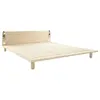 Image de Lit en pin massif peek bed avec tête de lit 140x200