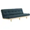 Image de Banquette ajustable avec matelas futon bleu marine 130x190