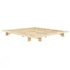 Image de Lit futon japan en pin massif naturel, avec sommier 180x200