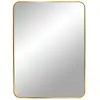 Image de Miroir rectangulaire 50x70cm - laiton
