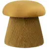 Image de Pouf d'appoint en velours orange