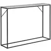 Image de Console effet travertin et métal - beige