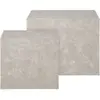 Image de Lot de 2 tables basses carrées effet marbre 50x50cm - beige