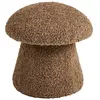 Image de Pouf décoratif en tissu bouclette