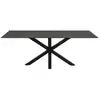 Image de Table rectangulaire en céramique l200 gris