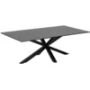Image de Table basse rectangulaire en céramique et métal l130
