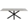 Image de Table rectangulaire en céramique l200 gris très clair