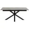 Image de Table rectangulaire extensible en céramique l168/210 anthracite