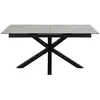 Image de Table rectangulaire extensible en céramique l168/210 gris clair