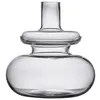 Image de Vase en verre soufflé bouche transparent