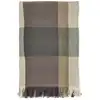Image de Plaid en coton 170 x 130 cm vert forêt