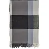 Image de Plaid en coton 170 x 130 cm gris