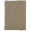 Image de Plaid en coton 170 x 130cm taupe