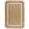 Image de Tapis de salon en jute beige 160x230 cm
