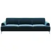 Image de Canapé 3 places en polyester bleu marine foncé