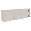 Image de Meuble tv 3 portes gris cachemire 175 cm