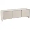 Image de Meuble tv 3 portes, gris cachemire, 156 cm