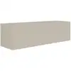 Image de Meuble tv mural 1 porte, beige gris, 100 cm