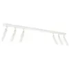 Image de Plafonnier en métal blanc, H: 18cm