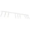 Image de Plafonnier en métal blanc, H: 18cm