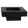 Image de Brasero en acier peint plateau design 80 cm