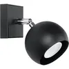 Image de Applique Acier Noir GU10 1 Oculare