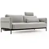 Image de Canapé convertible 3 places, gris clair, 223 cm