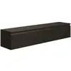 Image de Meuble tv suspendu, noir, 150 cm