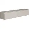 Image de Meuble tv suspendu, grège, 150 cm