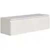 Image de Meuble tv suspendu, blanc, 100 cm