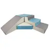 Image de Set de 4 blocs en mousse pour le jeu blanc, bleu clair, gris