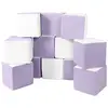 Image de Lot cubes XXL mousse 12 pcs blanc, lilas