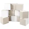 Image de Lot cubes XXL mousse 12 pcs blanc, cappuccino