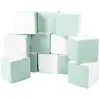 Image de Lot cubes XXL mousse 12 pcs blanc, Menthe