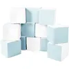Image de Lot cubes XXL mousse 12 pcs blanc, bleu