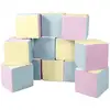 Image de Lot cubes XXL mousse 12 pcs rose, bleu, jaune