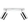 Image de Plafonnier Acier Chrome GU10 2 Ring