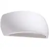 Image de Applique semi-circulaire en céramique, blanc L: 32cm
