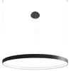 Image de Lustre aluminium noir h 150 cm