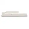 Image de Canapé 3 places en tissu structuré beige clair