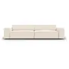 Image de Canapé 4 places en velours beige clair