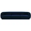 Image de Canapé 3 places en tissu velours bleu roi
