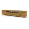 Image de Meuble tv mural 3 portes 200 cm stratifiés beige