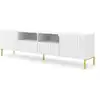 Image de Meuble TV effet bois Blanc