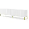 Image de Meuble TV effet bois Blanc