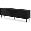 Image de Meuble tv 4 portes 180 cm stratifiés noir
