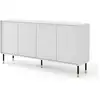 Image de Buffet 4 portes stratifiés blanc