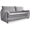 Image de Canapé 3 pl convertible, gris clair