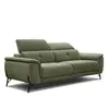 Image de Canapé droit 3 places xxl tissu vert